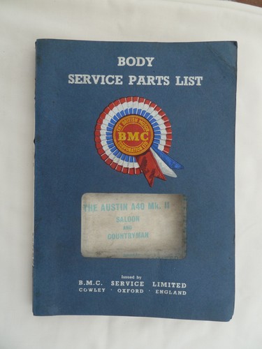 Austin a40 farina mkii body - austin,