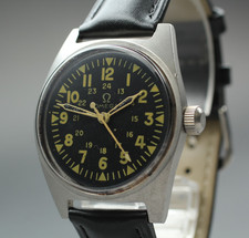 OMEGA W.W.W. Military Cal.30T2 Manual Ref.784.246 British Army 1940s Black Dial