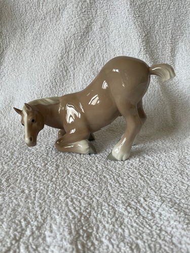 Percheron vintage lladro horse - percheron,