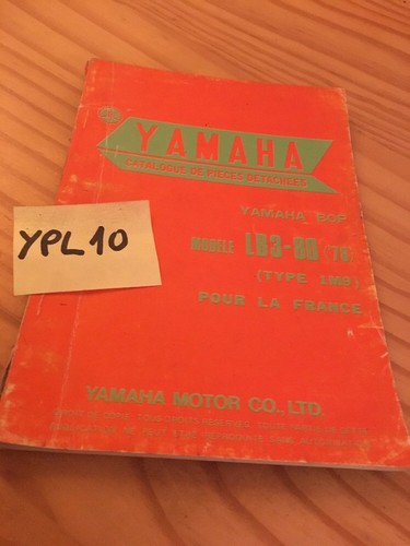 Yamaha parts list bop - list, 80