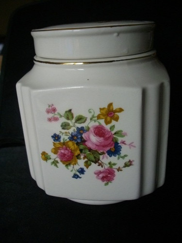 Vintage sadler lidded square - vintage sadler,