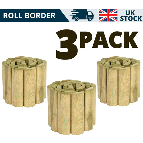 Log rolls garden wooden - x,