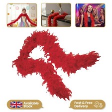 2Meter Red Feather Boa Flapper
