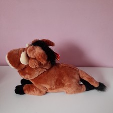 Vintage Disney Store Exclusive PUMBA The Lion King Super Soft Plush Toy 16" BNWT