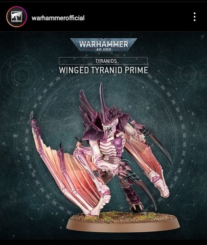 Tyranid winged prime - prime, on