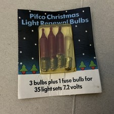 3x Vintage PIFCO Lilliput 7.5V