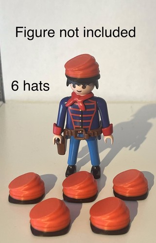 Printed red hats for - 3d,