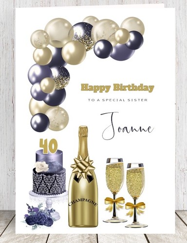Personalised birthday card - birthday,