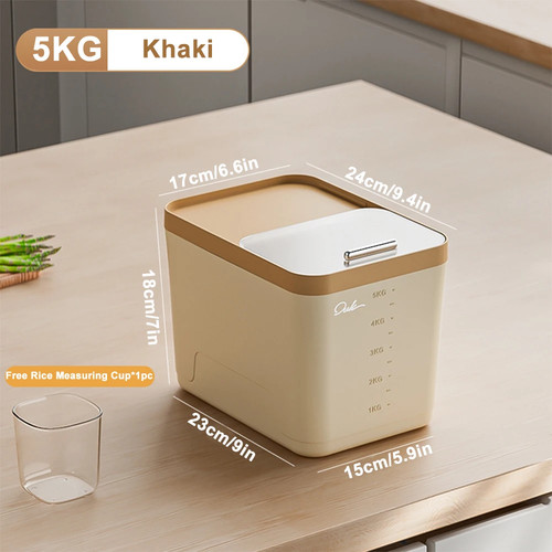 15kg rice storage box - rice,