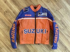 Vintage Suzuki Racing Leather