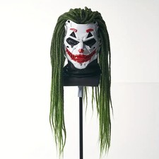 Cyberpunk Joker Dreadlock Mask Halloween 2025 maschera joker horror novità 2025