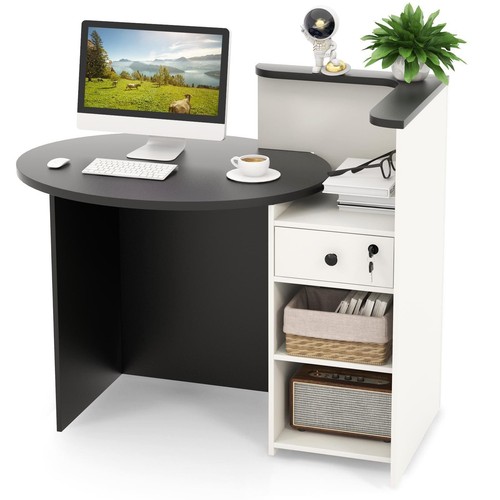 Costway reception desk - costway,