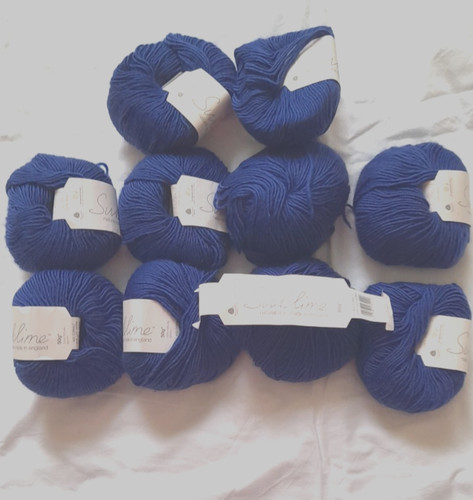 Cobalt blue aran - cobalt,