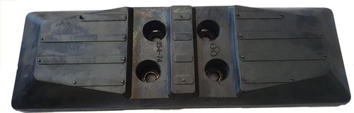 Chain rubber pad for jcb - on,