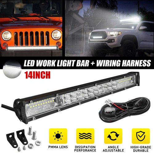 14in led work light bar - light, flood