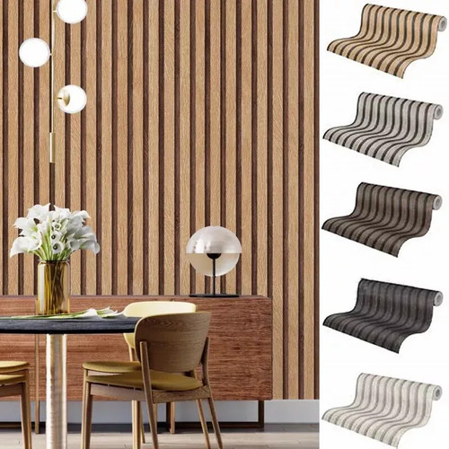 Modern wooden slat panelling - modern,