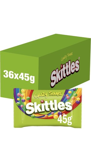 Skittles crazy sours box - skittles,