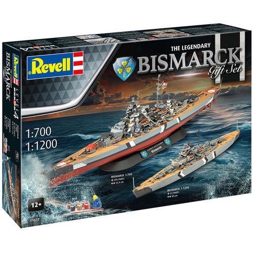 Revell bismarck gift set - bismarck,
