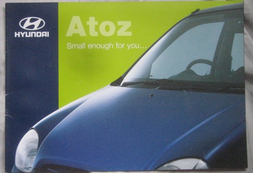 1998 hyundai atoz - 1998, brochure