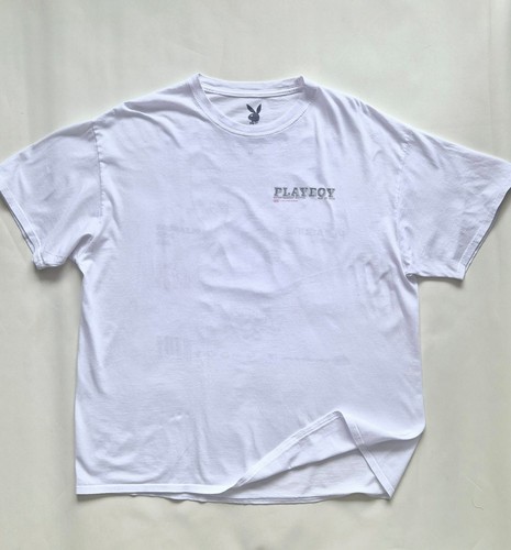 Playboy graphic shirt white - graphic,