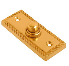 Georgian Style Door Bell Push - Polished Brass 75 mm Door Bell Push Button