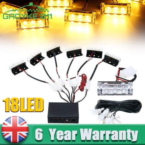 12v led amber strobe flashing - strobe,