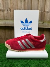 VINTAGE Adidas GUAM 80'S CASUALS 2022 ROM MILANO ALL BLACK WHITE UK 8 BNIB