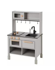 IKEA SILLTRUT Grey WOODEN Toy Kitchen