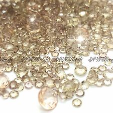 Pale Gold Mixed Sizes Scatter Diamonds Wedding Party Table Confetti Crystal