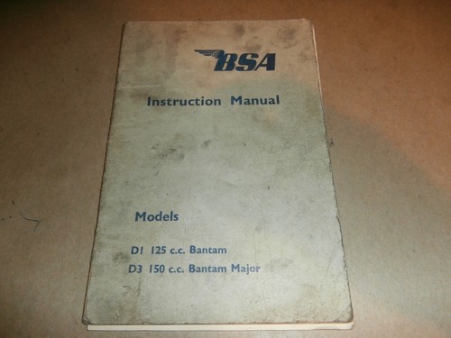 Vintage 1955 bsa motorcycle - vintage,