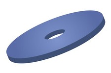 Silicone Mold Rubber Diameter 12" and Thickness 1" Total(Set of 4 Disc 1/4"Each)