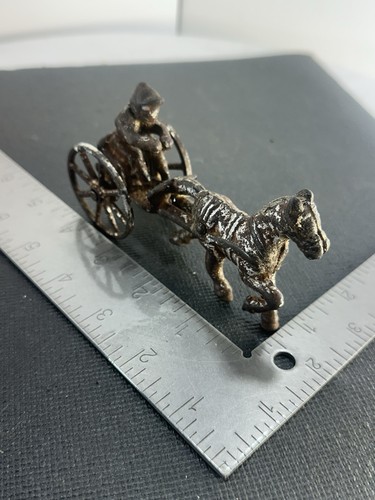 Antique cast iron horse - cast,