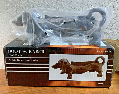 Vintage cast iron - cast, dachshund