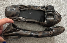 Kennel Und Schmenger, Brown Animal Print, Patent Ballerina Pumps, UK5 (EU38)