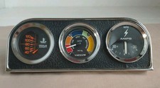 Vintage Smiths & Veglia Borletti 3-Gauge Dashboard Cluster - Untested
