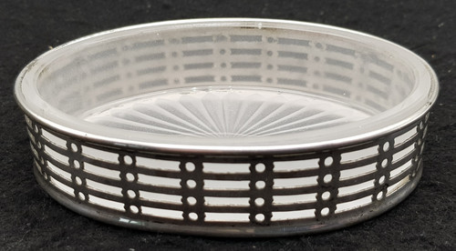 Vintage silver plated butter - silver,