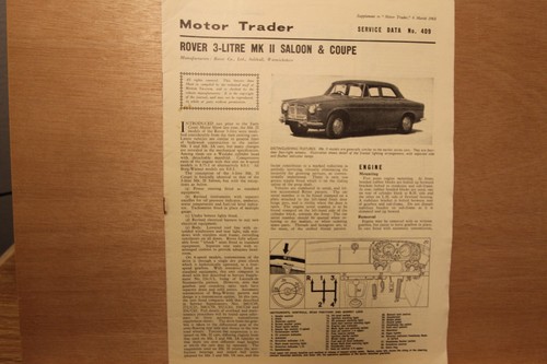 Original rover litre mk 2 - original, p5