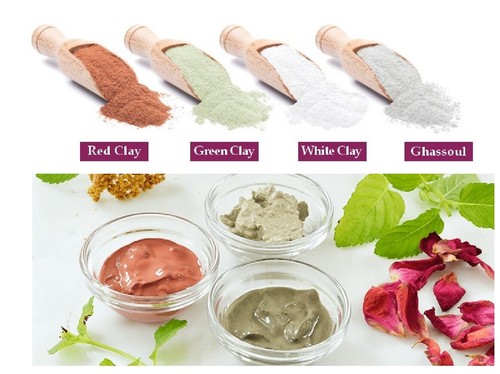 Clay powder face masks 100 - clay, 100%