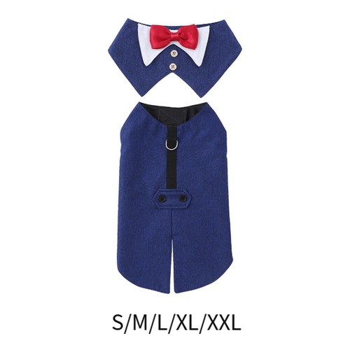 Dog tuxedo costume - tuxedo, collar