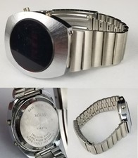 mens vintage digital red LED