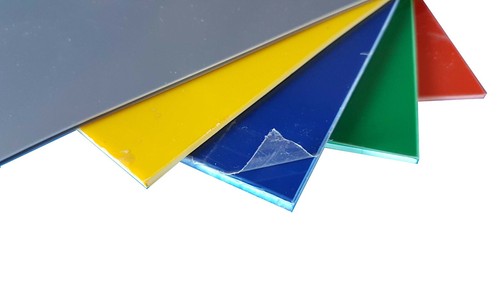 Coloured plasticard high - plasticard,