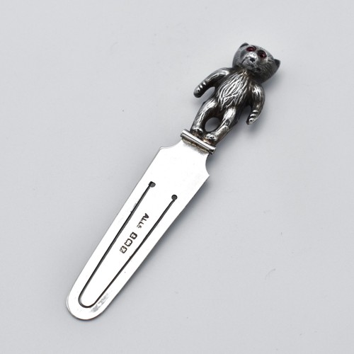 Antique solid silver - solid, bookmark