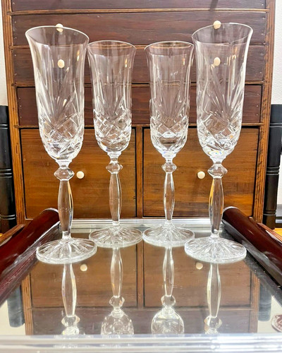 Vintage crystal cut glass - crystal,