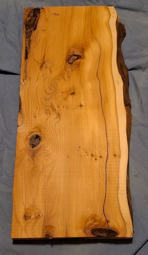 Rustic yew waney edge - rustic,