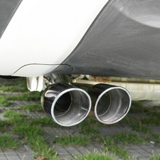 TWIN EXHAUST PIPES MUFFLER