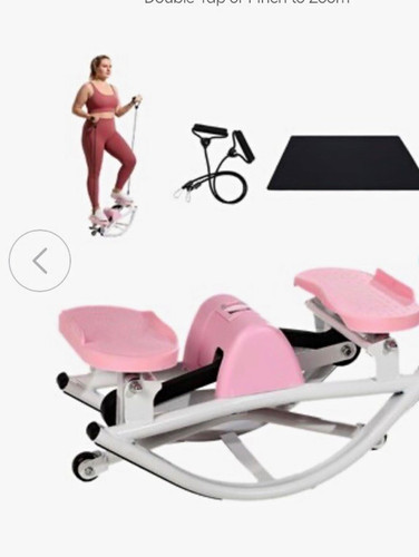 Pink mini stepper with lcd - mini,