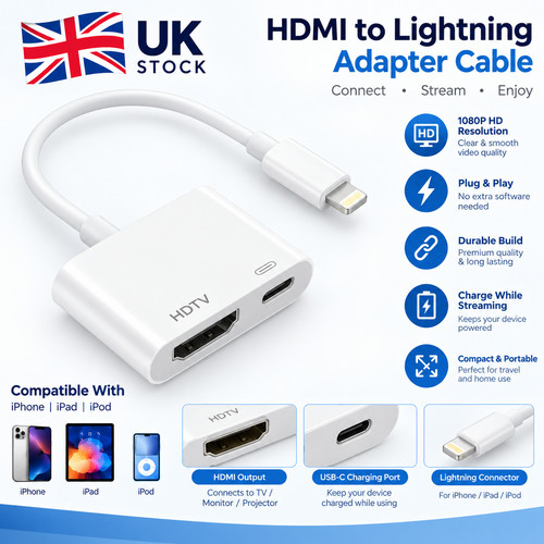 For apple lightening hdmi - for,