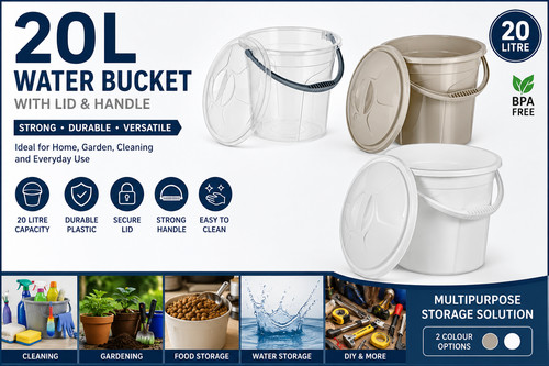 20l water bucket - water, with