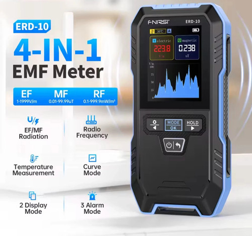 Erd emf meter 1 - erd-10, 4-in-1