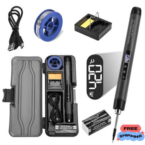 Lcd cordless soldering iron - lcd,